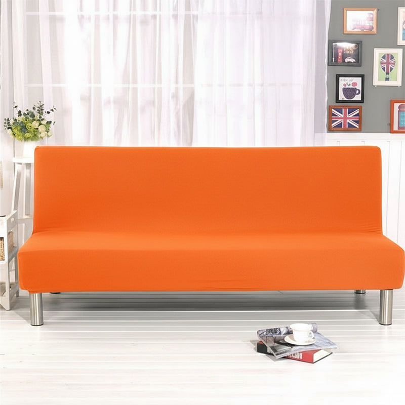 Orange - Extendable Sofa Bed Covers - The Sofa Cover House