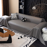 Faux Leather Sofa Throw
