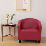 Faux Leather Tub Chair Cover