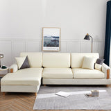 Faux Leather Sofa Cushion Cover