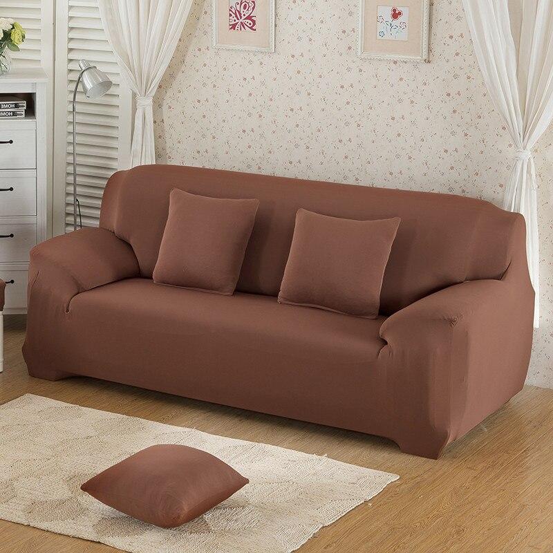 Brown - Extendable Armchair and Sofa Covers - The Sofa Cover House