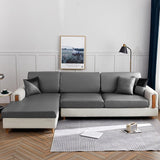 Faux Leather Sofa Cushion Cover