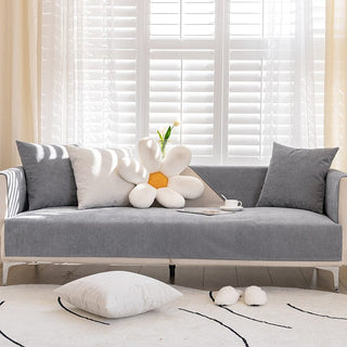 EasyCover waterproof sofa cover, Soft grey, fitted on a sofa