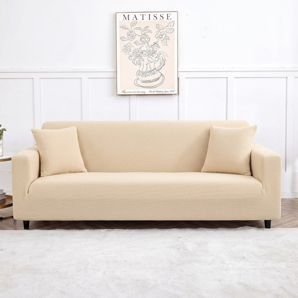 Water-repellent sofa cover, Beige