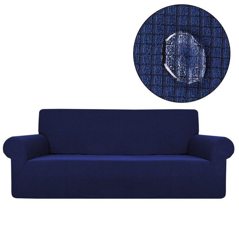 Navy blue - 100% Waterproof and Ultra Resistant Stretch Armchair and Sofa Covers - The Sofa Cover House