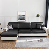 Faux Leather Sofa Cushion Cover