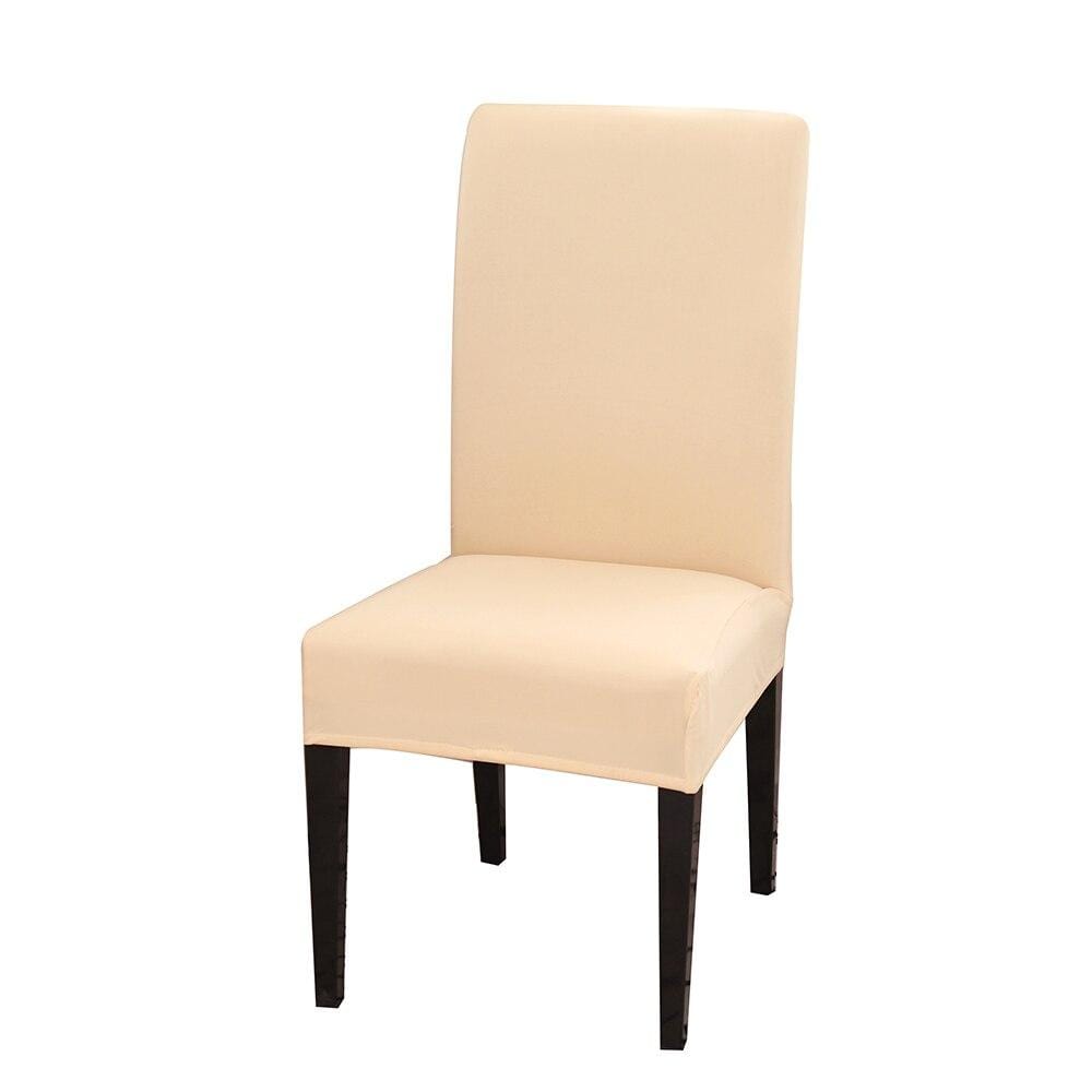 Beige - Extendable Chair Covers - The Sofa Cover House