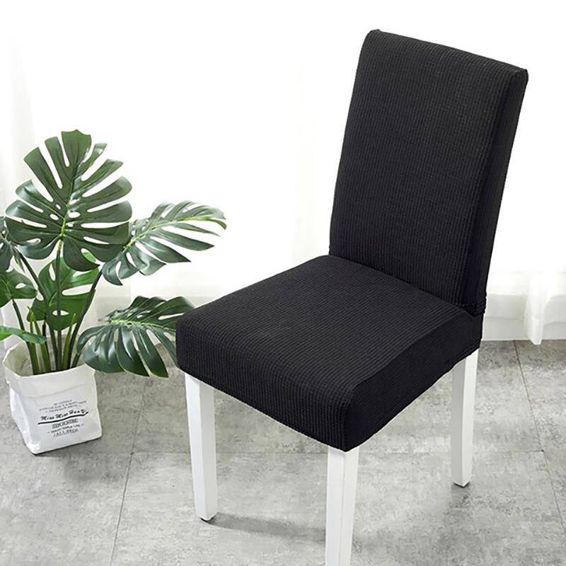 Noir - Housses de chaises - 100% Waterproof et Ultra résistantes - La Maison des Housses - Housses extensibles pour canapés et fauteuils