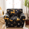 Load image into Gallery viewer, Black Christmas - Extendable Armchair and Sofa Covers - The Sofa Cover House