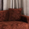 Brown - TWO PIECES - EXPANDABLE CUSHION EMBOSSED VELVET COVERS 18
