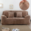Load image into Gallery viewer, Coffee - Armchair and Sofa Stretch Velvet Covers - The Sofa Cover House
