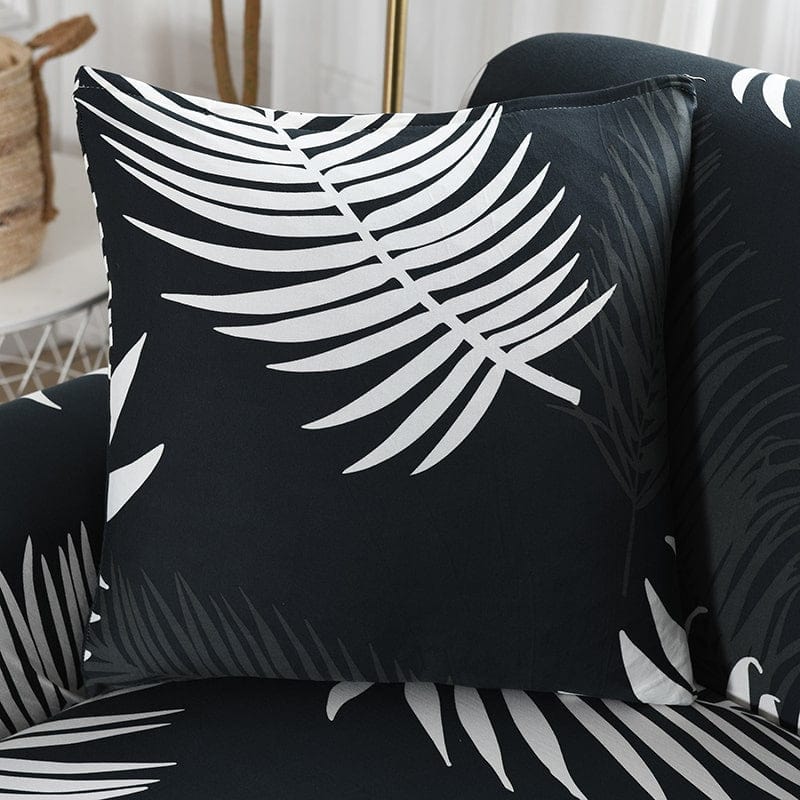 Exotic - TWO PIECES - 100% Waterproof and Ultra Resistant Stretch Cushion cover 18" X 18" (45 CM X 45 CM)