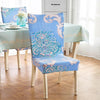 Flower Blue - Housses Extensibles de chaise - La Maison des Housses - La Maison des Housses - Housses extensibles pour canapés et fauteuils