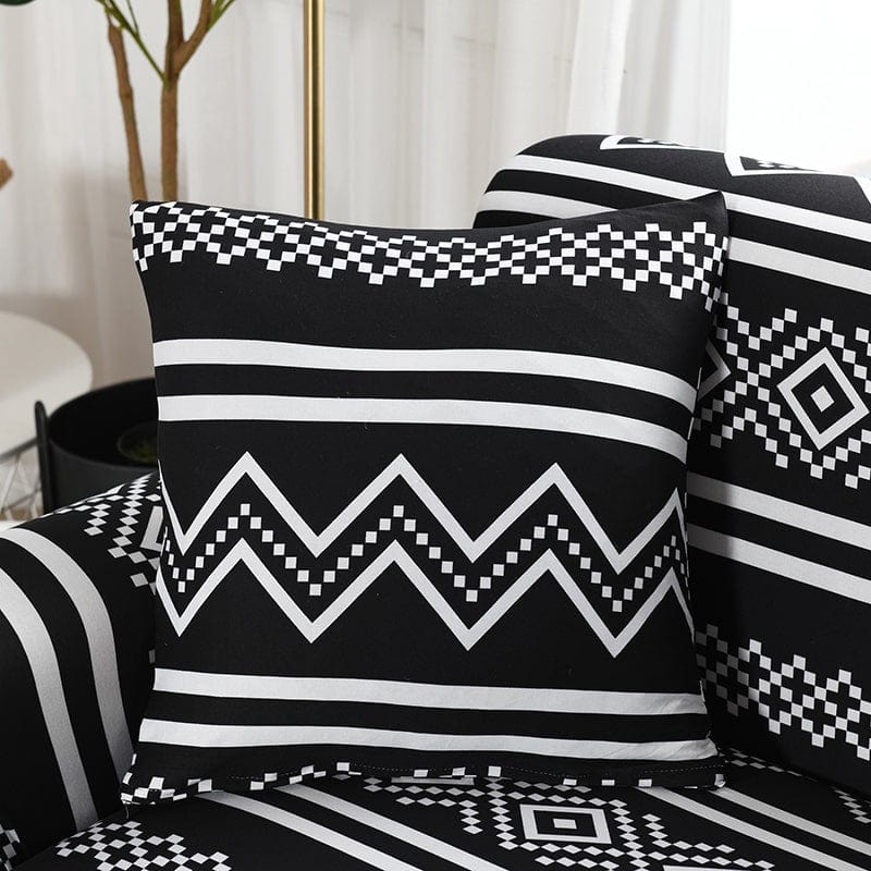 Gaby - TWO PIECES - 100% Waterproof and Ultra Resistant Stretch Cushion cover 18" X 18" (45 CM X 45 CM)