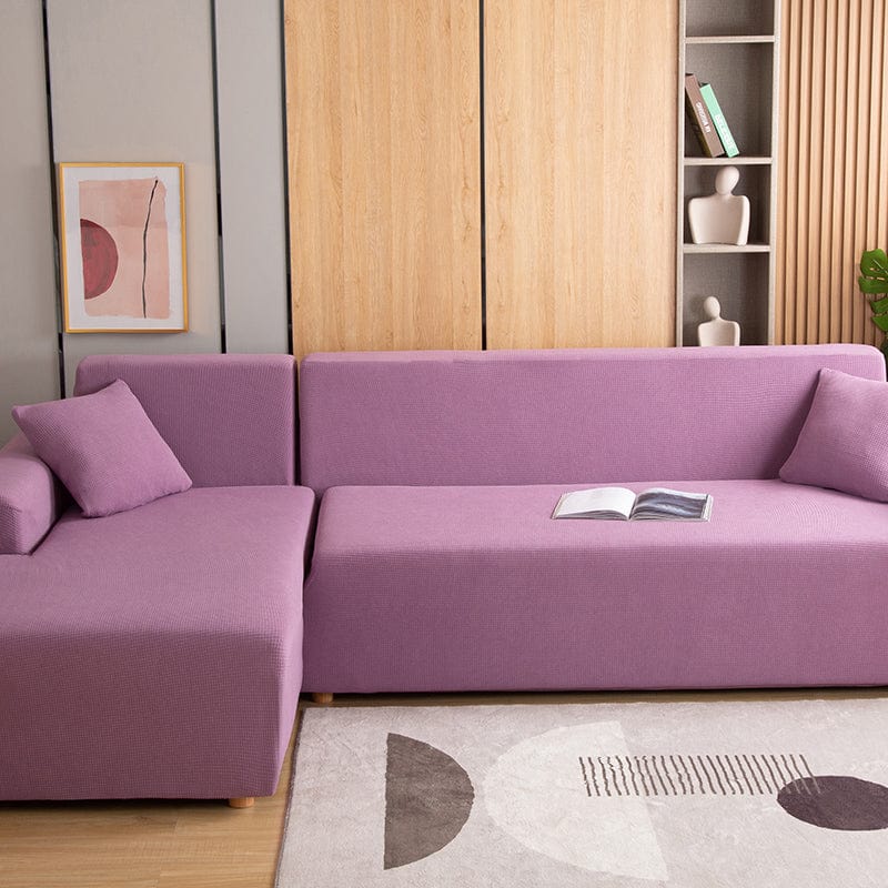 Light Purple - 100% Waterproof and Ultra Resistant Stretch Armchair and Sofa Covers - The Sofa Cover House