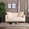 Off-white - Armchair and Sofa Stretch Embossed Velvet Covers - The Sofa Cover House