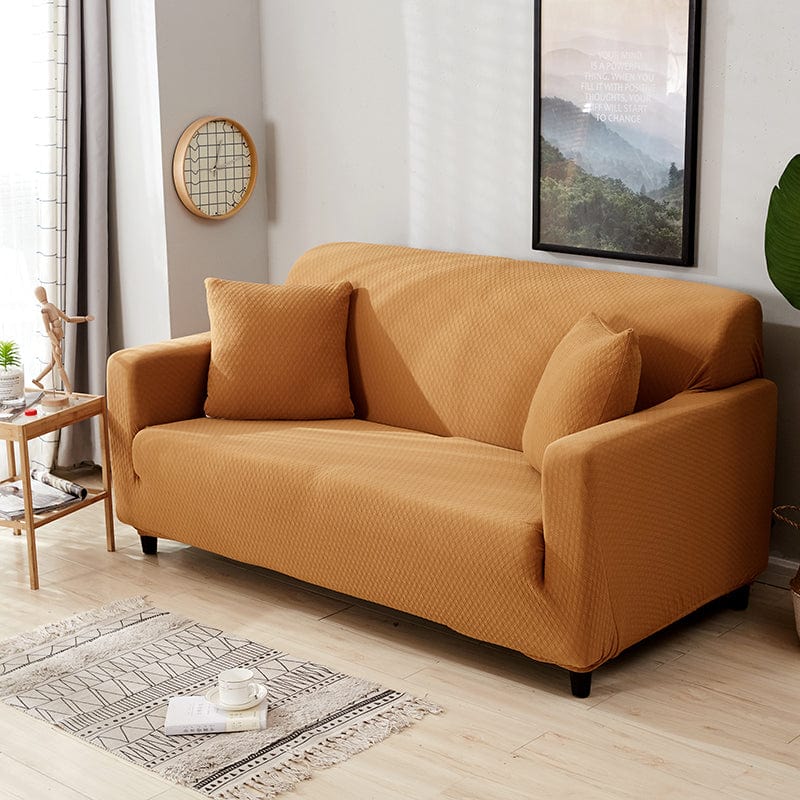 Orange - 100% Waterproof and Ultra Resistant Stretch Armchair and Sofa Covers - The Sofa Cover House