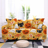 Pumpkin Halloween - Extendable Armchair and Sofa Covers - The Sofa Cover House