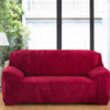 Red wine - Armchair and Sofa Stretch Velvet Covers - The Sofa Cover House