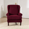 Red wine - Wingback Armchair Covers - 100% Waterproof and Ultra Resistant