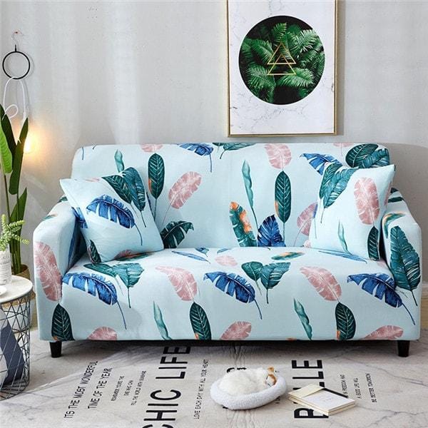 Sky leaves - Extendable Armchair and Sofa Covers - The Sofa Cover House