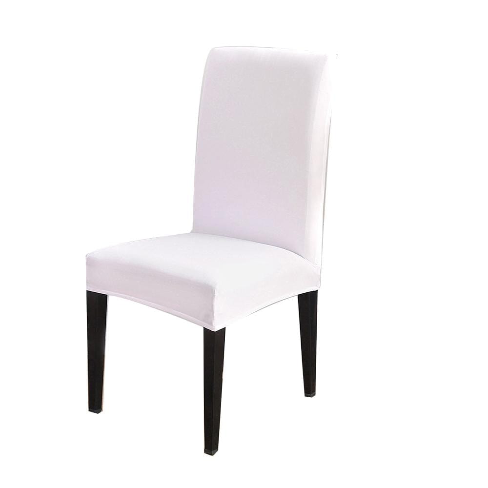 White - Extendable Chair Covers - The Sofa Cover House